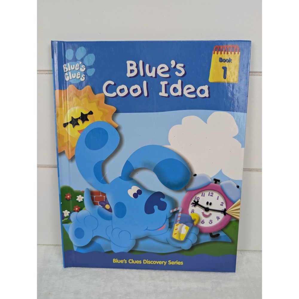 Vintage Blue's Clues Book Blue's Cool Idea Discovery Series Nickelodeon 2000 Y2K